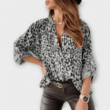 Modna bluza s leopard uzorkom