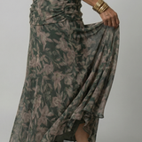 Calen | Off Shoulder Flow Midi Dress