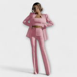 Jasmila – Elegantan Set od 3 dijela (Blazer, Top, Hlače)