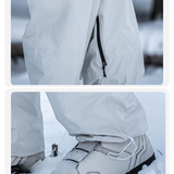 Ski Wear Fleece-lined Waterproof Snow Pants -Unisex