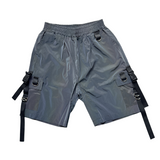 Functional Colorful Reflective Cargo Shorts