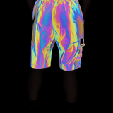 Functional Colorful Reflective Cargo Shorts