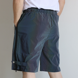 Functional Colorful Reflective Cargo Shorts