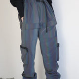 Functional  Laser Colorful Reflective Pants