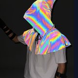 Halloween Colorful Reflective Wizard Cape