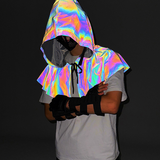 Halloween Colorful Reflective Wizard Cape