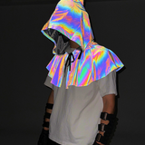 Halloween Colorful Reflective Wizard Cape