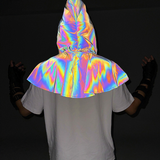 Halloween Colorful Reflective Wizard Cape