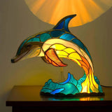 Marin – Čarobne Delfin lampe od obojenog stakla