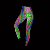 Reflective Rave Clothing Colorful Tank Leggings (Sold Separately)