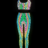 Reflective Rave Clothing Colorful Tank Leggings (Sold Separately)
