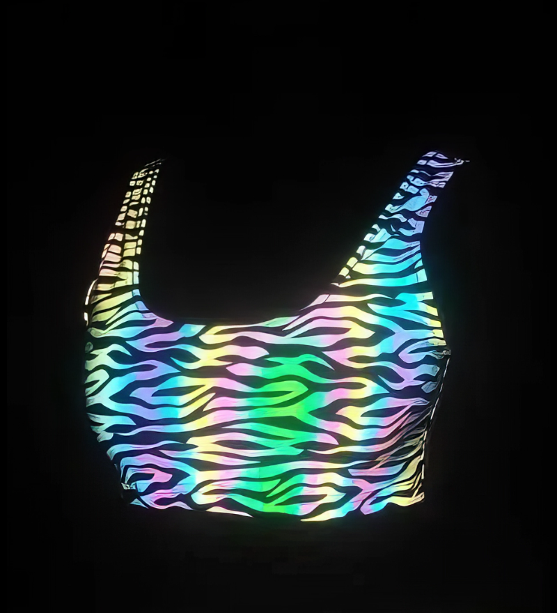 Reflective Rave Clothing Colorful Tank Leggings (Sold Separately)
