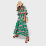 Elegantne geometrijske maxi haljine
