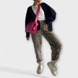 Chandra - Vintage traperice s leopardjim vzorcem