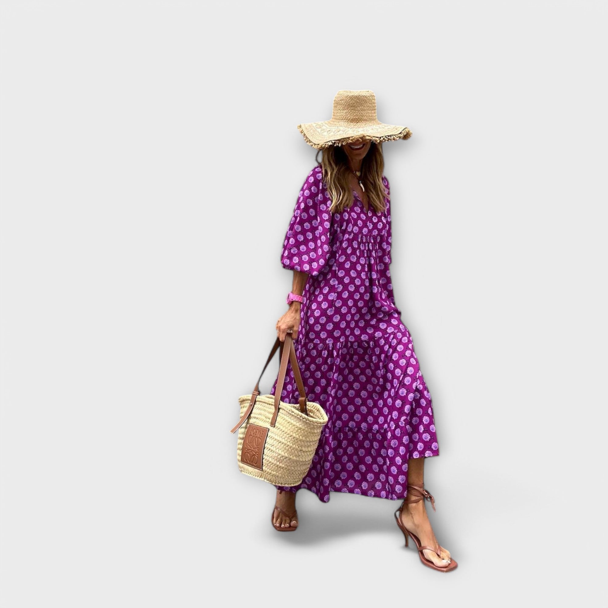 Elegantne geometrijske maxi haljine