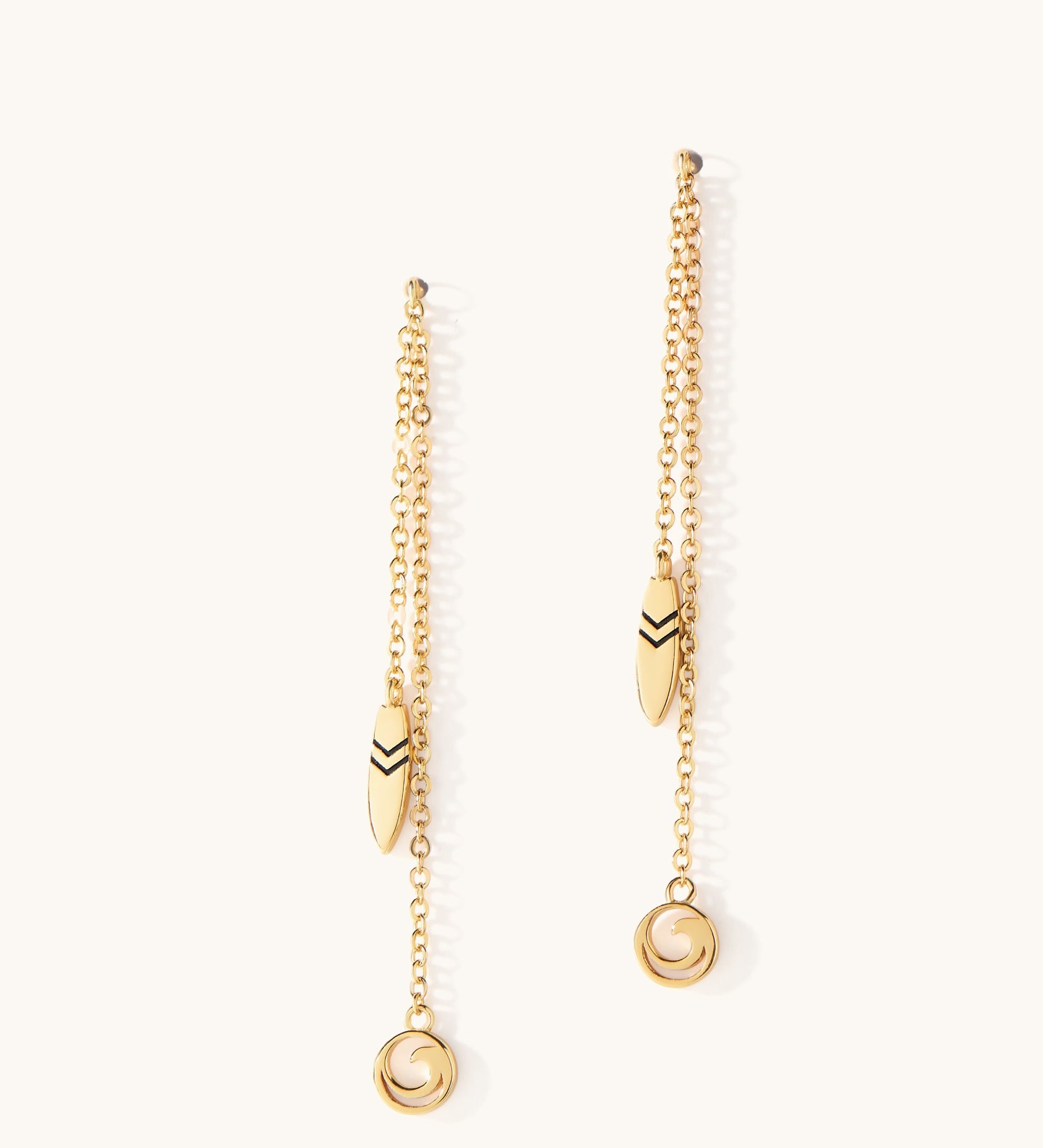 Sayulita Chain Link Drop Earrings