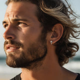 Santa Teresa Cross Stud Earrings