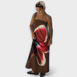 Šik off-shoulder brezramenske maxi haljine