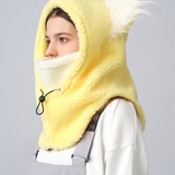 Ski Wear Fluffy & Adorable Unisex Face Mask