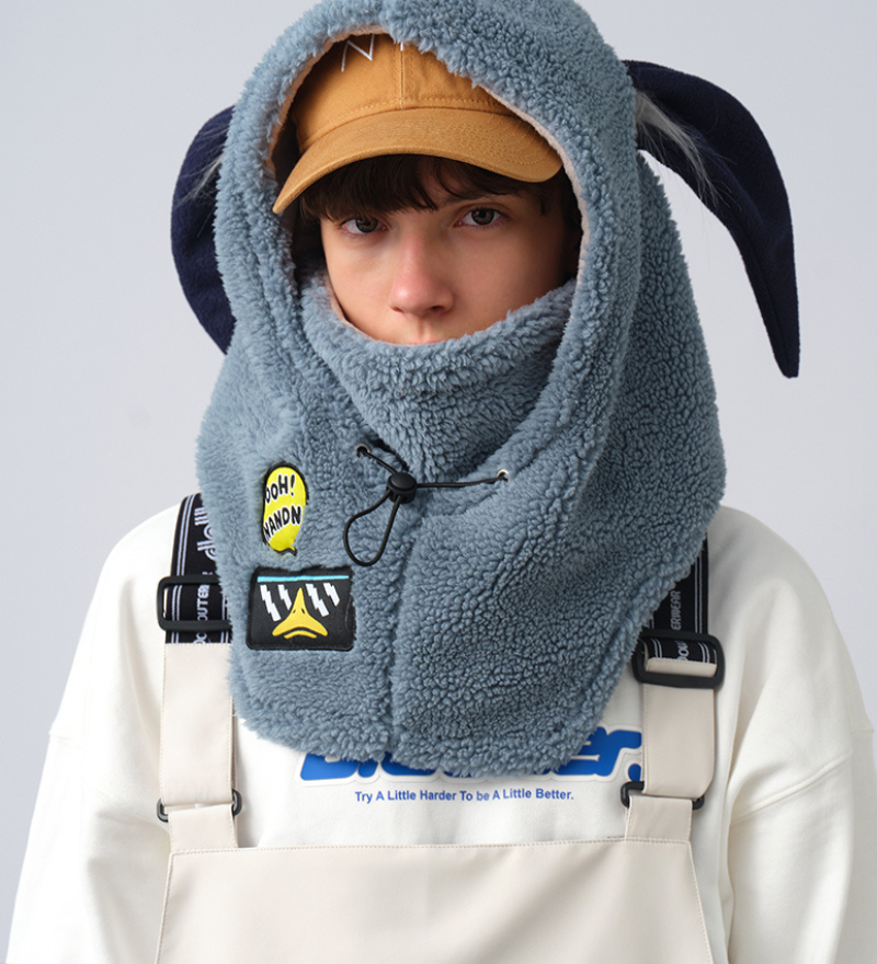 Ski Wear Fluffy & Adorable Unisex Face Mask