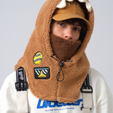Ski Wear Fluffy & Adorable Unisex Face Mask