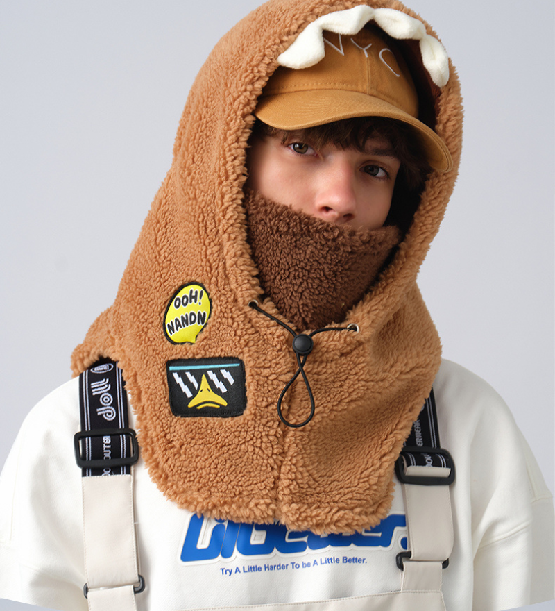 Ski Wear Fluffy & Adorable Unisex Face Mask