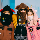 Ski Wear Fluffy & Adorable Unisex Face Mask