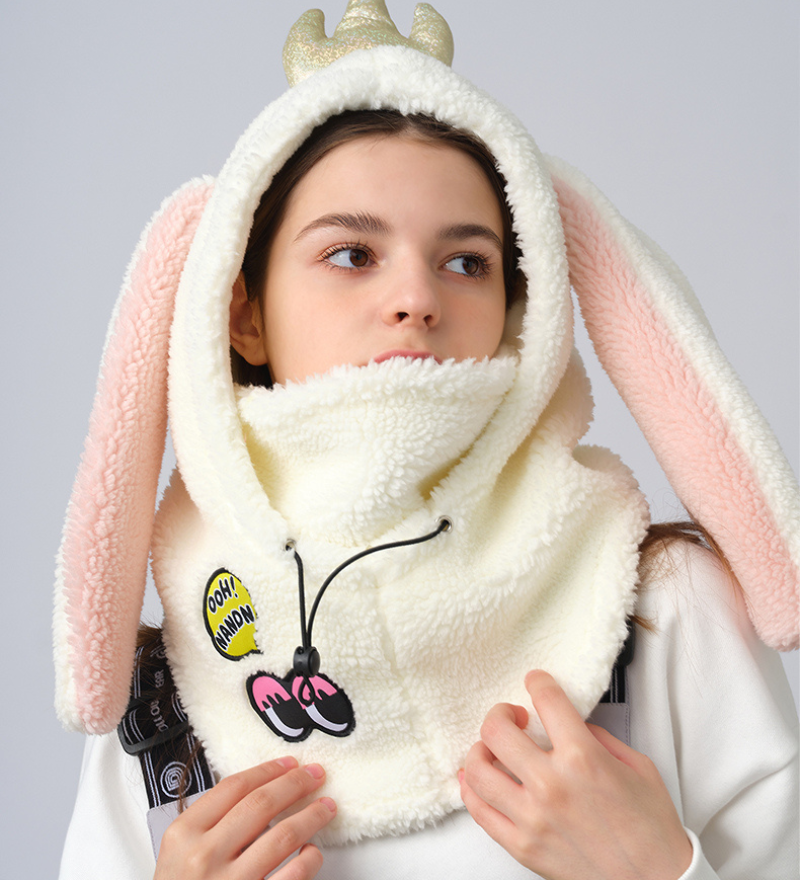 Ski Wear Fluffy & Adorable Unisex Face Mask