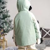 Ski Wear Frog Color Block Kids Jacket&Bibs Snow Suit (Single Unit Available)
