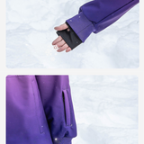 Ski Wear Gradient Color Warm Ski Hoodie - Unisex