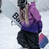 Ski Wear Gradient Color Warm Ski Hoodie - Unisex