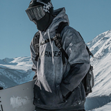 Ski Wear Gradient Color Warm Ski Hoodie - Unisex