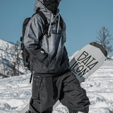 Ski Wear Gradient Color Warm Ski Hoodie - Unisex