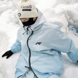 Ski Wear Icecream Gradient Color Snow Suit -Unisex