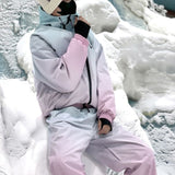Ski Wear Icecream Gradient Color Snow Suit -Unisex
