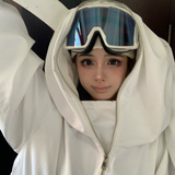 Ski Wear Outdoor Adorable Bunny Ears Warm Hoodie -Unisex
