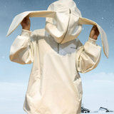 Ski Wear Outdoor Adorable Bunny Ears Warm Hoodie -Unisex