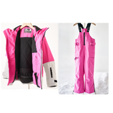 Ski Wear Outdoor Waterproof Jacket&Bibs Kids Snow Suit (Single Unit Available)