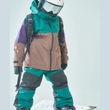 Ski Wear Outdoor Waterproof Jacket&Bibs Kids Snow Suit (Single Unit Available)