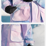 Ski Wear Pink&Purple Snow Jacket&Pants Suit -Women's (Single Unit Available)