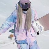 Ski Wear Pink&Purple Snow Jacket&Pants Suit -Women's (Single Unit Available)