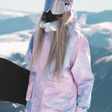 Ski Wear Pink&Purple Snow Jacket&Pants Suit -Women's (Single Unit Available)