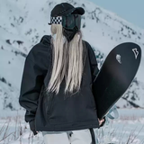 Ski Wear Bunny Ear Waterproof Loose-Fit Ski Hoodie - Women's
