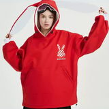 Ski Wear Waterproof Snow Bunny Hoodie -Unisex