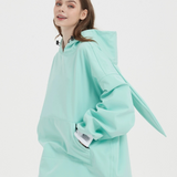 Ski Wear Waterproof Snow Bunny Hoodie -Unisex