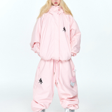 Ski Wear Snowboard 3L Pink Snow Jacket&Pants Suit - Women's (Single Unit Available)