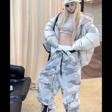 Ski Wear Snowboard Camo Cargo Baggy Snow Pants - Unisex