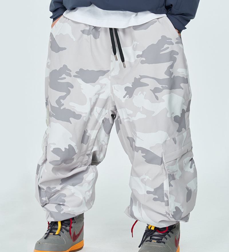 Ski Wear Snowboard Camo Cargo Baggy Snow Pants - Unisex