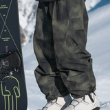 Ski Wear Snowboard Camo Oversize Snow Pants -Men's