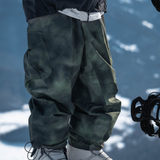 Ski Wear Snowboard Camo Oversize Snow Pants -Men's